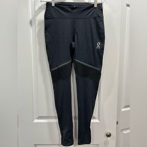 On Running Black Full Length Tights